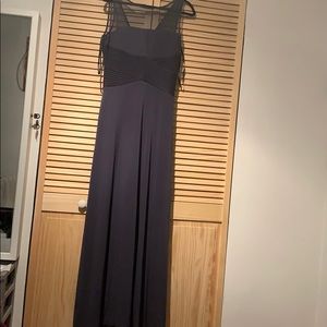 Gray Calvin Klein formal dress